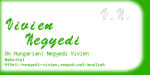 vivien negyedi business card